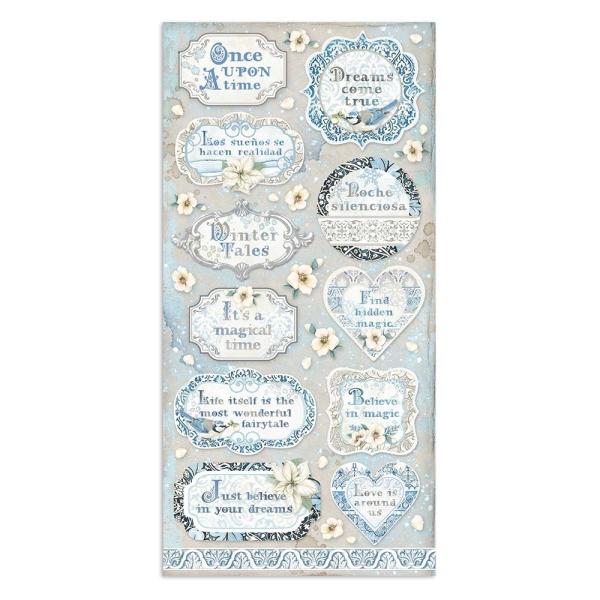 Stamperia "Winter Tales" 8x8" Paper Pack - Cardstock