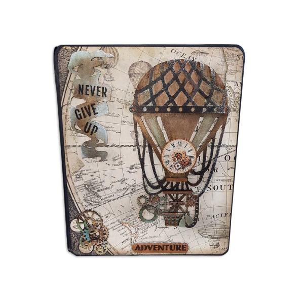 Stamperia " Voyages Fantastiques Air Baloon" Greyboard Die Cuts - Stanzteile aus Graupappe