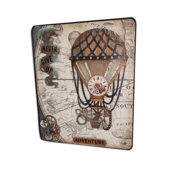 Stamperia " Voyages Fantastiques Air Baloon" Greyboard Die Cuts - Stanzteile aus Graupappe