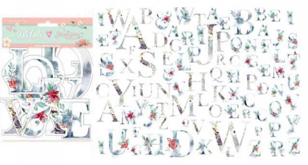 Stamperia "Christmas Alphabet" Die Cuts - Stanzteile