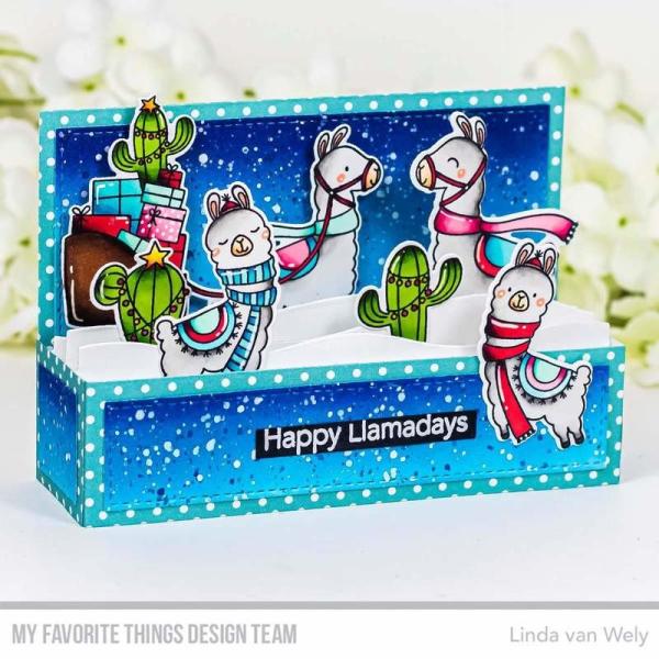 My Favorite Things Die-namics "Happy Llamadays" | Stanzschablone | Stanze | Craft Die