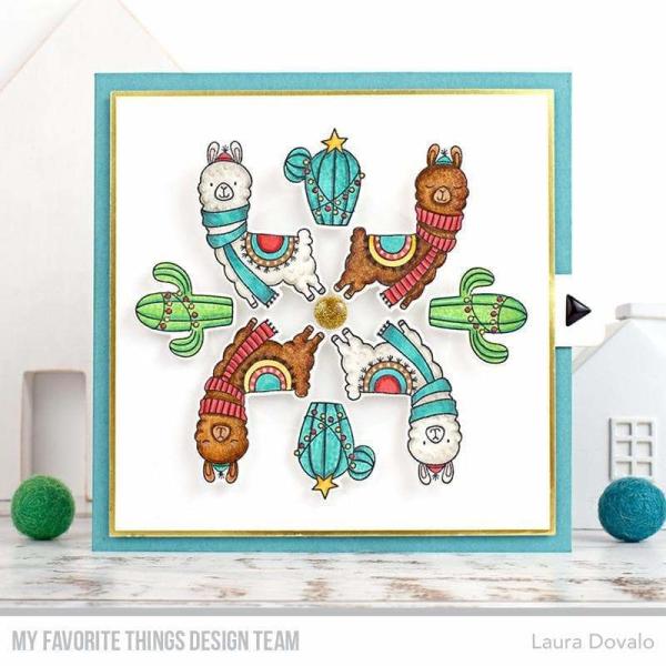 My Favorite Things Die-namics "Happy Llamadays" | Stanzschablone | Stanze | Craft Die