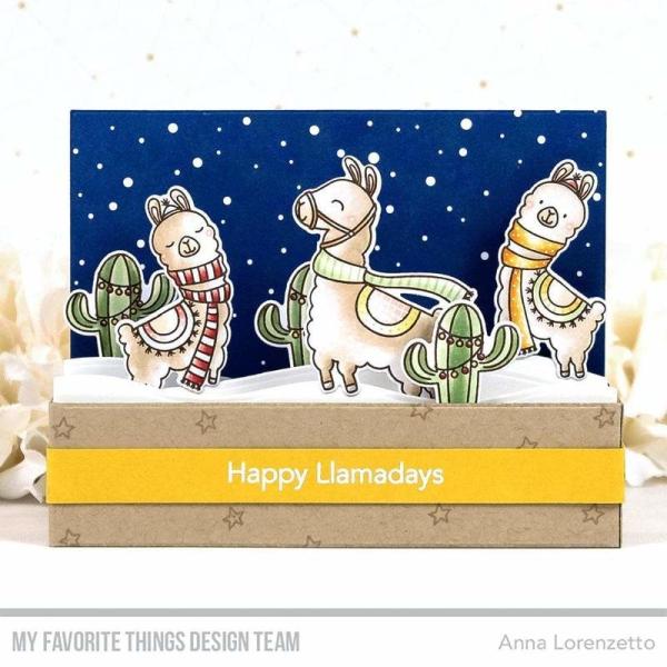 My Favorite Things Die-namics "Happy Llamadays" | Stanzschablone | Stanze | Craft Die