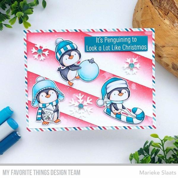 My Favorite Things Die-namics "It's Penguining to Look a Lot Like Christmas" | Stanzschablone | Stanze | Craft Die