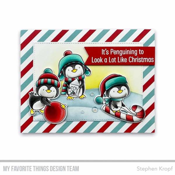 My Favorite Things Die-namics "It's Penguining to Look a Lot Like Christmas" | Stanzschablone | Stanze | Craft Die