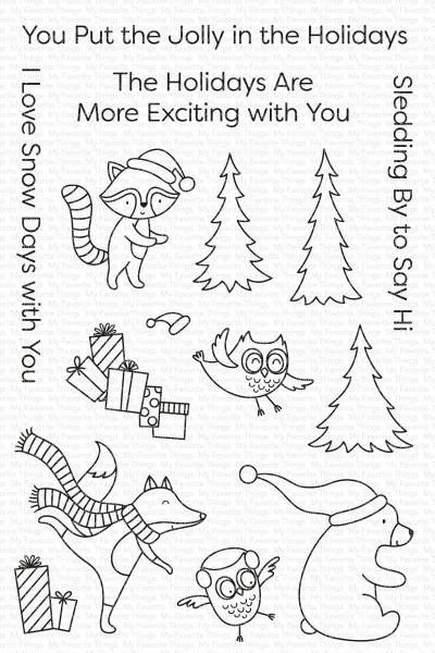 My Favorite Things Stempelset "Put the Jolly in the Holidays" Clear Stamp Set