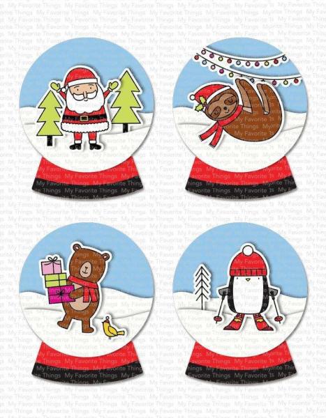 My Favorite Things Stempelset "Snow Globe Singles" Clear Stamp Set