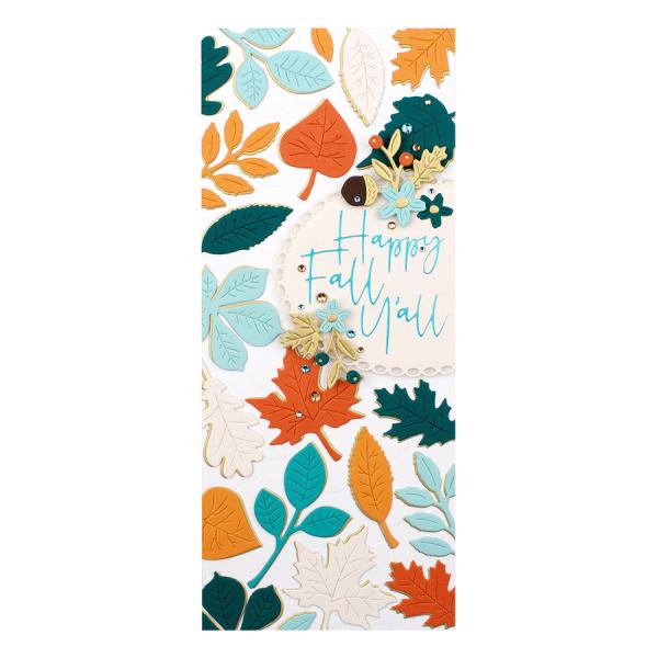 Spellbinders Die "Autumn Leaves Etched" Stanzschablone