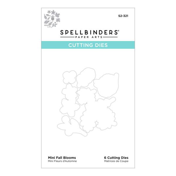 Spellbinders Die "Mini Fall Blooms Etched" Stanzschablone