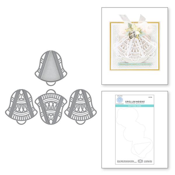 Spellbinders Die "Silver Bells Dimensional Doily Etched" Stanzschablone