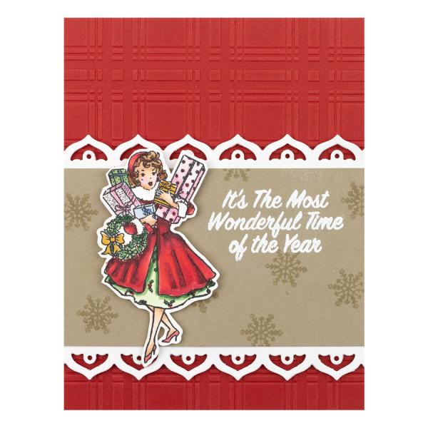 Spellbinders Stempelset "Vintage Holidays"