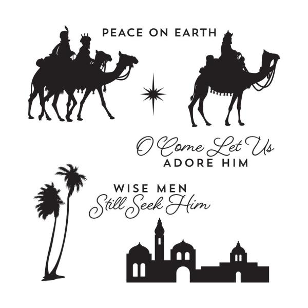 Spellbinders Stempelset "Three Kings"