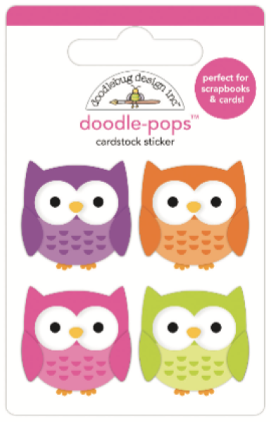 Doodlebug Design "Happy Owl-o-ween" Doodle-Pops