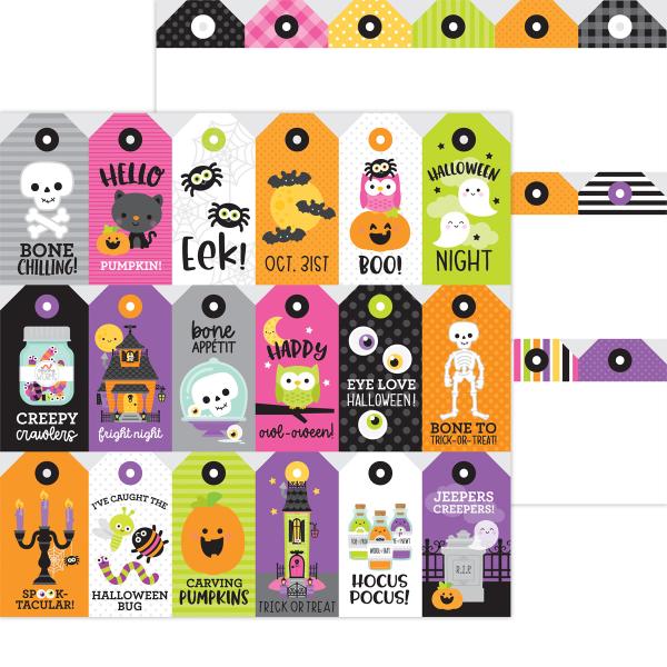 Doodlebug Design "Happy Haunting" 6" Paper Pack  - Designpapier 