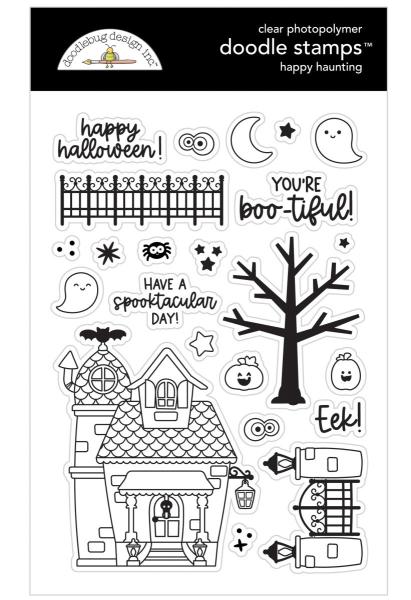 Doodlebug Design "Happy Haunting" Stamps - Stempel