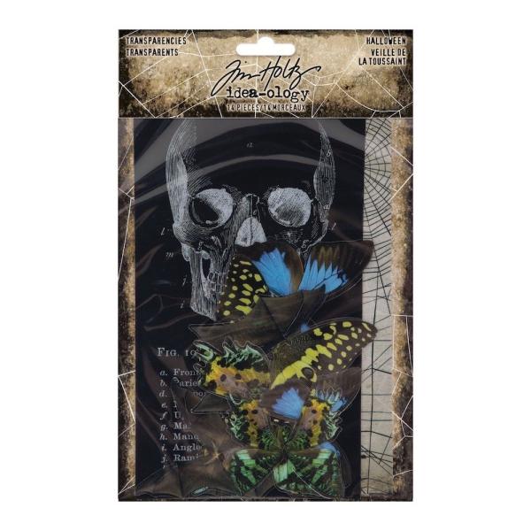 Tim Holtz - Idea Ology "Halloween Transparencies" Ephemera