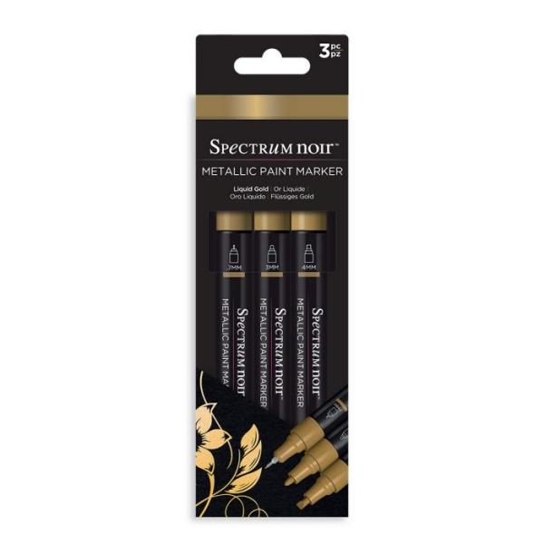 Spectrum Noir  Metallic Paint Markers Liquid Gold