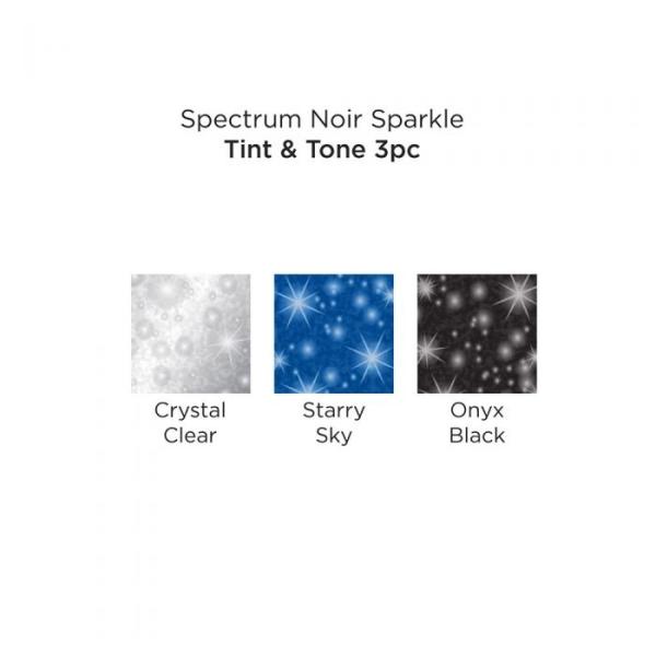 Spectrum Noir Sparkle - Glitzerstifte - Brush Pens Tint & Tone (3pcs)