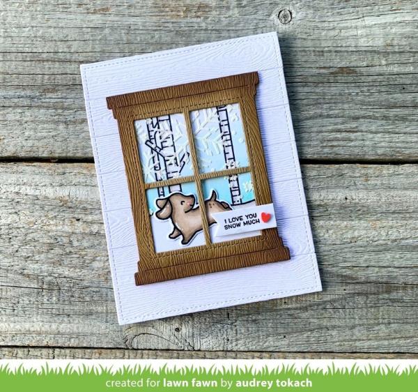 Lawn Fawn Craft Dies - Window Frame