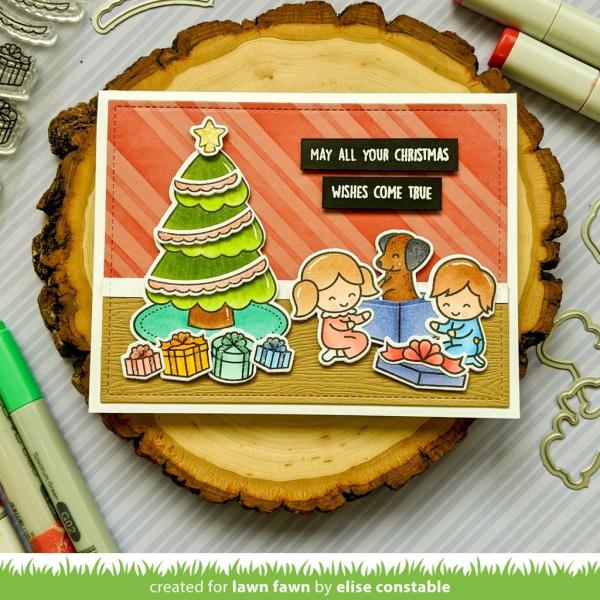 Lawn Fawn Stempelset "Joy To All" Clear Stamp