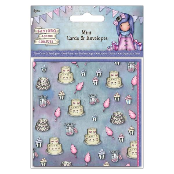 Gorjuss Santoro - "Birthday Mini Cards & Envelopes"