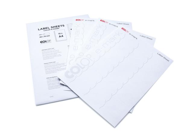 Colop E-MARK - Label Sheets - Etiketten (300 Stk)