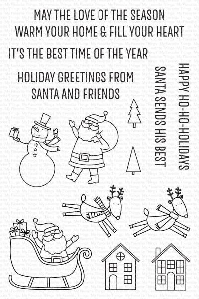 My Favorite Things Stempelset "Happy Ho-Ho-Holidays" Clear Stamp Set