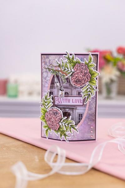 Crafters Companion - Belle Countryside Stamp & Die Statement Floral - Stanze & Stempel