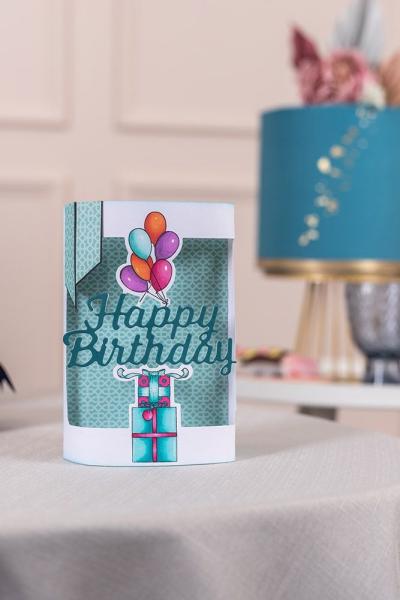 Crafters Companion - Heartfelt Greetings Happy Birthday  - Stanze & Stempel