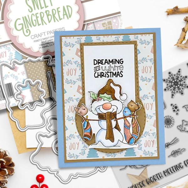 Polkadoodles Stempel "Gnome Worth Melting For" Clear Stamp-Set