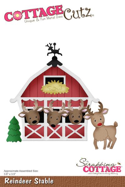 Scrapping Cottage Die - Reindeer Stable