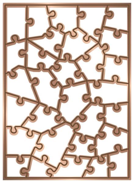 Gemini Abstract Jigsaw Multi Media Dies  - Stanze - Puzzel