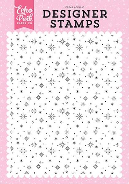 Echo Park "Perfect Princess Fairy Dust Clear"  Background Stamp