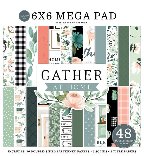 Carta Bella "Gather At Home" 6x6" Paper Pad