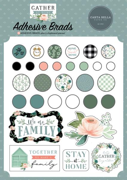 Carta Bella "Gather At Home" Adhesive Brads