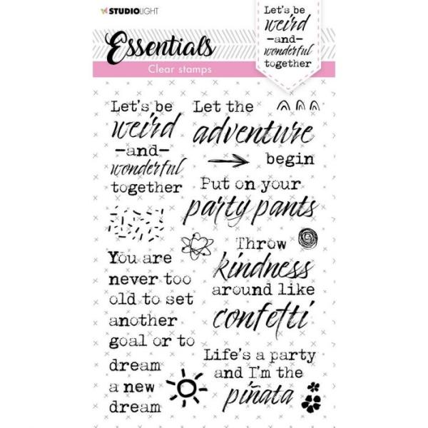 Studio Light - Clear Stamp Essentials clear stamp Let's be weird nr.120