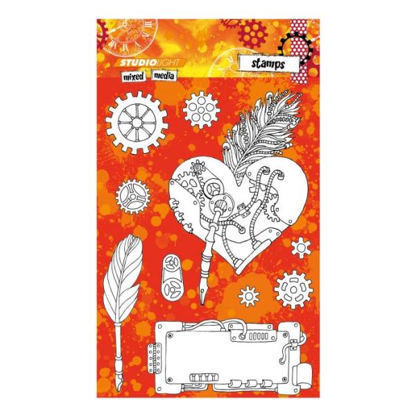 Studio Light - Clear Stamp Clear Stamp A5 Mixed Media Nr.248