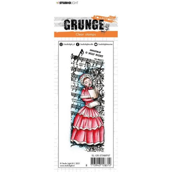 Studio Light - Clear Stamp Grunge clear stamp Caroling Dickens Girl nr.97