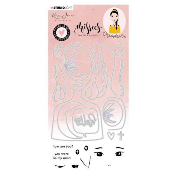 Studio Light -  Stempel mit Stanze Stamp - Cut Die Starter set Primarina Missees Collect