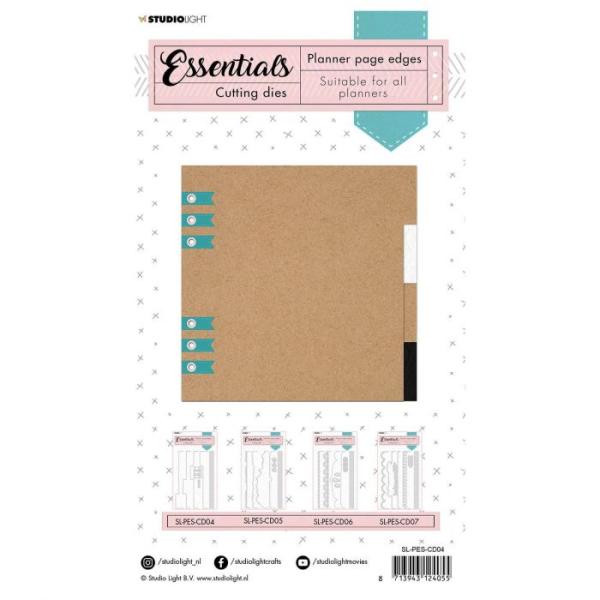 Studio Light Die Cut - Stanze - Essentials stanzschablone planner Borders page Nr.04