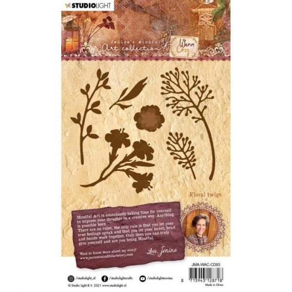 Studio Light Die Cut - Stanze - Warm - cozy cutting die Floral twigs nr.93