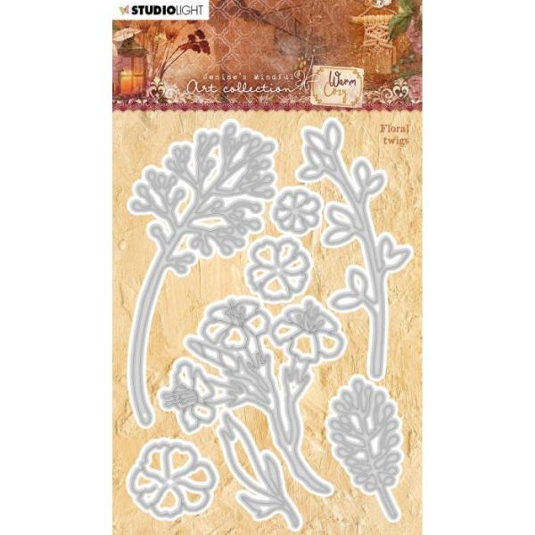 Studio Light Die Cut - Stanze - Warm - cozy cutting die Floral twigs nr.93