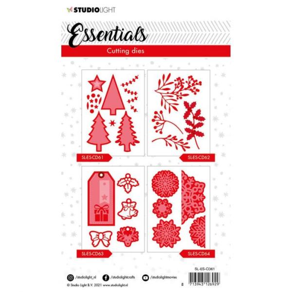 Studio Light Die Cut - Stanze - Essentials cutting die Christmas trees Nr.61