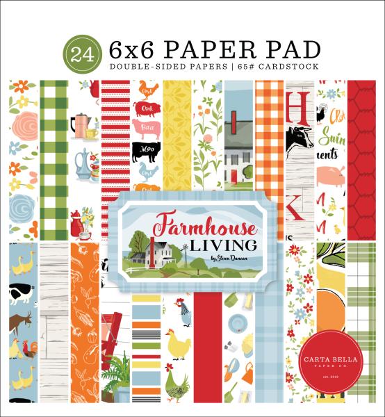 Carta Bella "Farmhouse Living" 6x6" Paper Pad