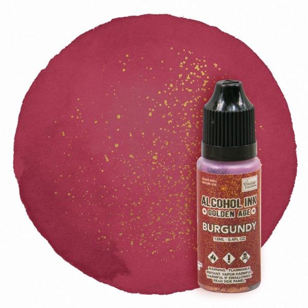 Couture Creations Alcohol Ink Golden Age Burgundy