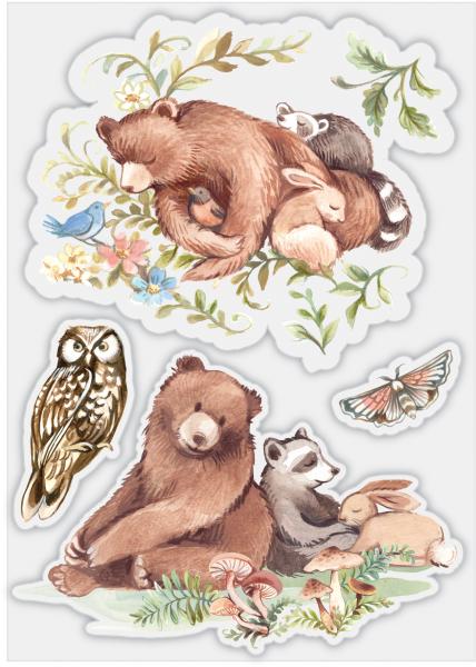 Craft Consortium In The Forest Clear Stamps Friendship 