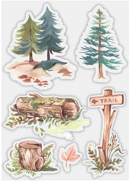 Craft Consortium In The Forest Clear Stamps In the Forest 