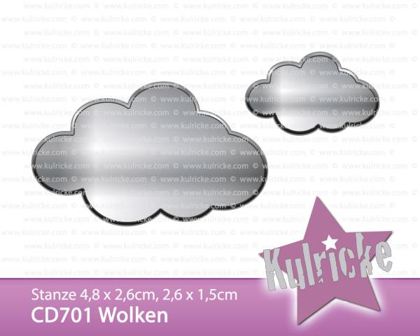 Kulricke Stanzschablone "Wolken" Stanze - Craft Die | Stanze