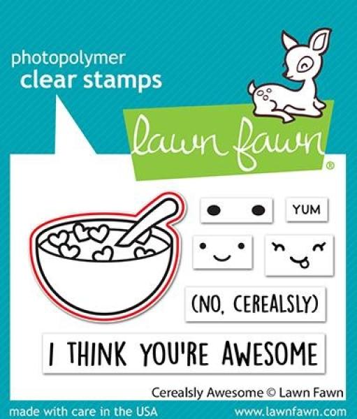 Lawn Fawn Craft Dies - "Cerealsly Awesome" - Stanzen