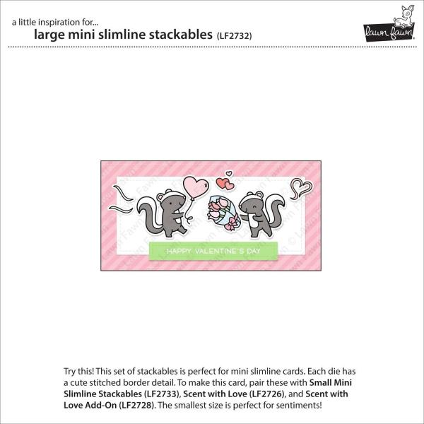 Lawn Fawn Craft Dies - Large Mini Slimline Stackables